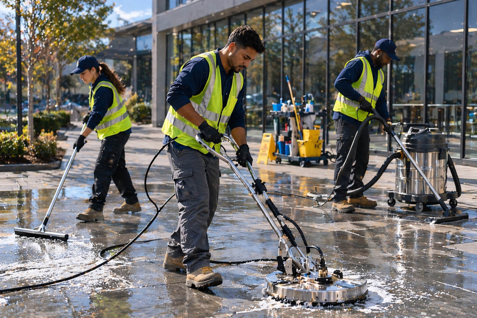 Post-construction cleaning crew St. Louis Missouri — rough, final and turnover cleaning