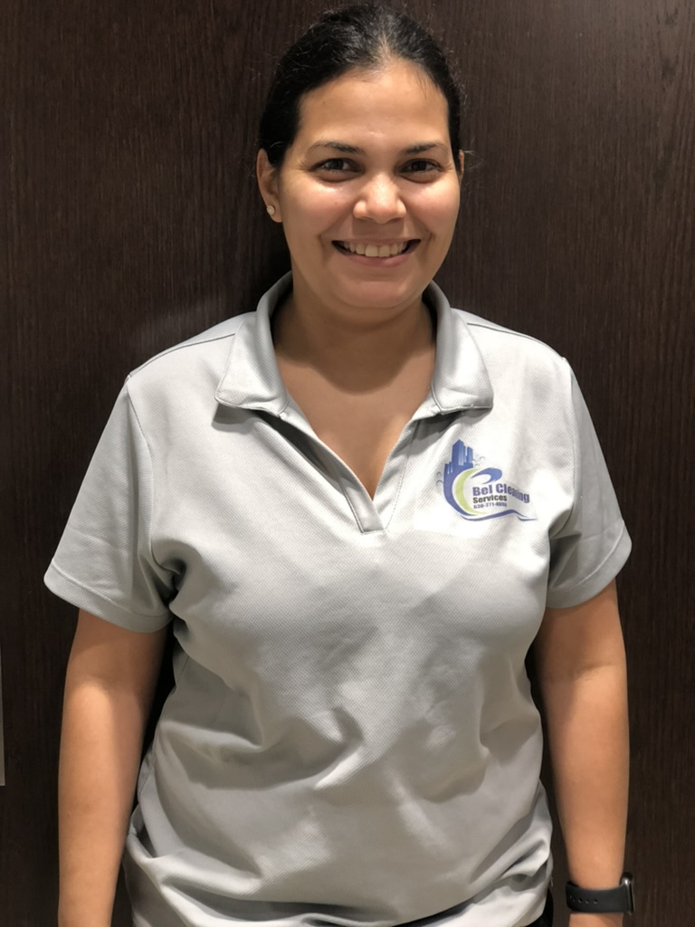 Bel Cleaning Services uniformed team member portrait