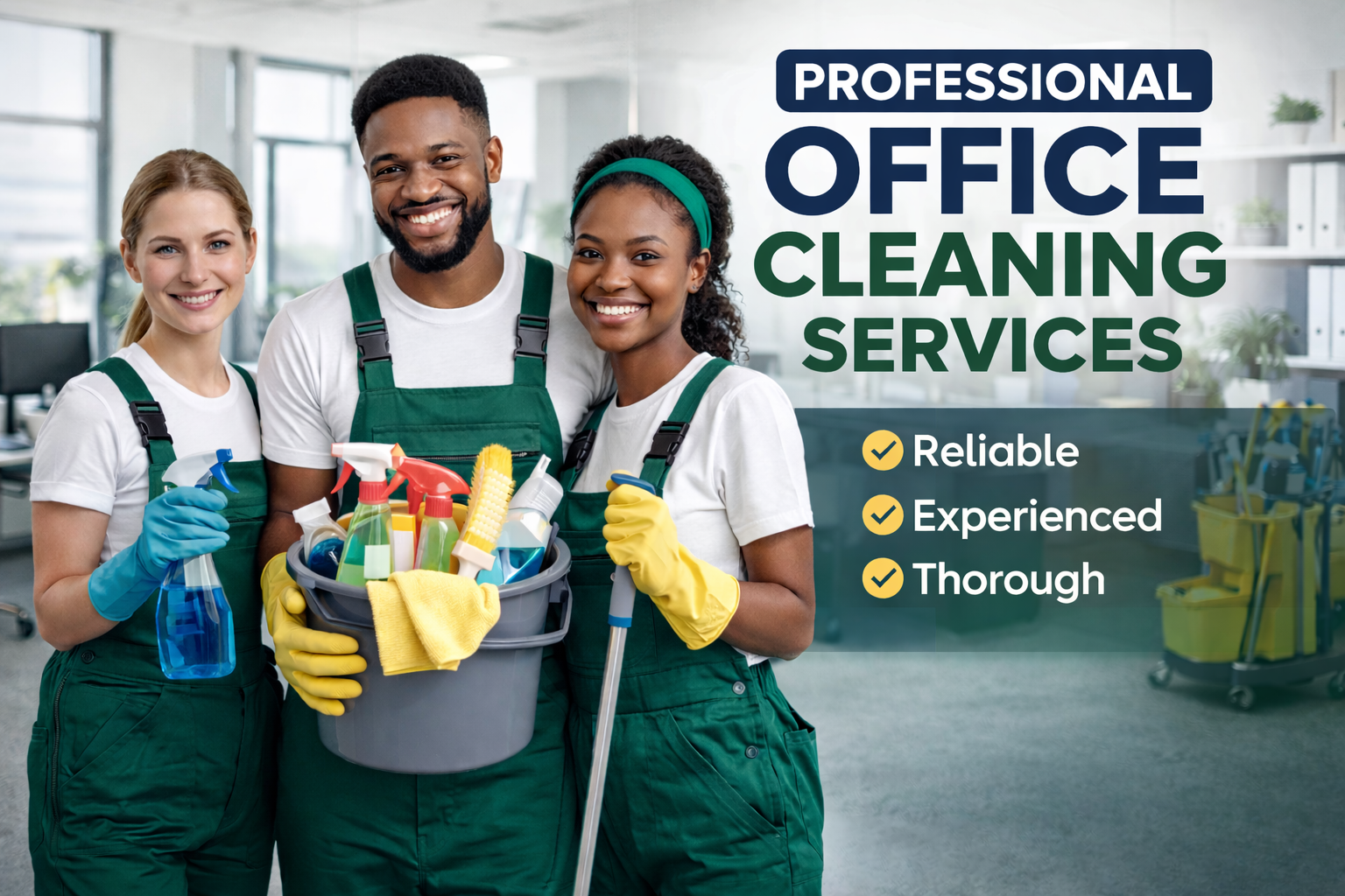 Reliable experienced and thorough professional office cleaning team serving St. Louis Missouri