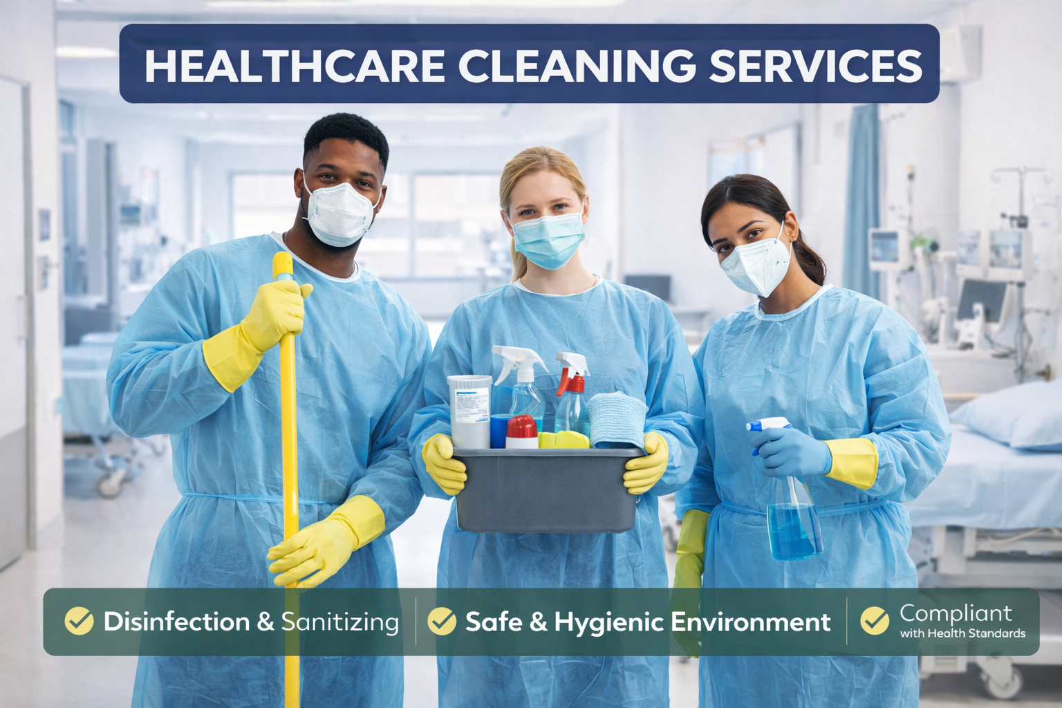 OSHA-compliant healthcare and medical office cleaning services St. Louis Missouri